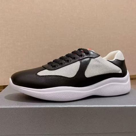 Black with white bottom - nubuck leather