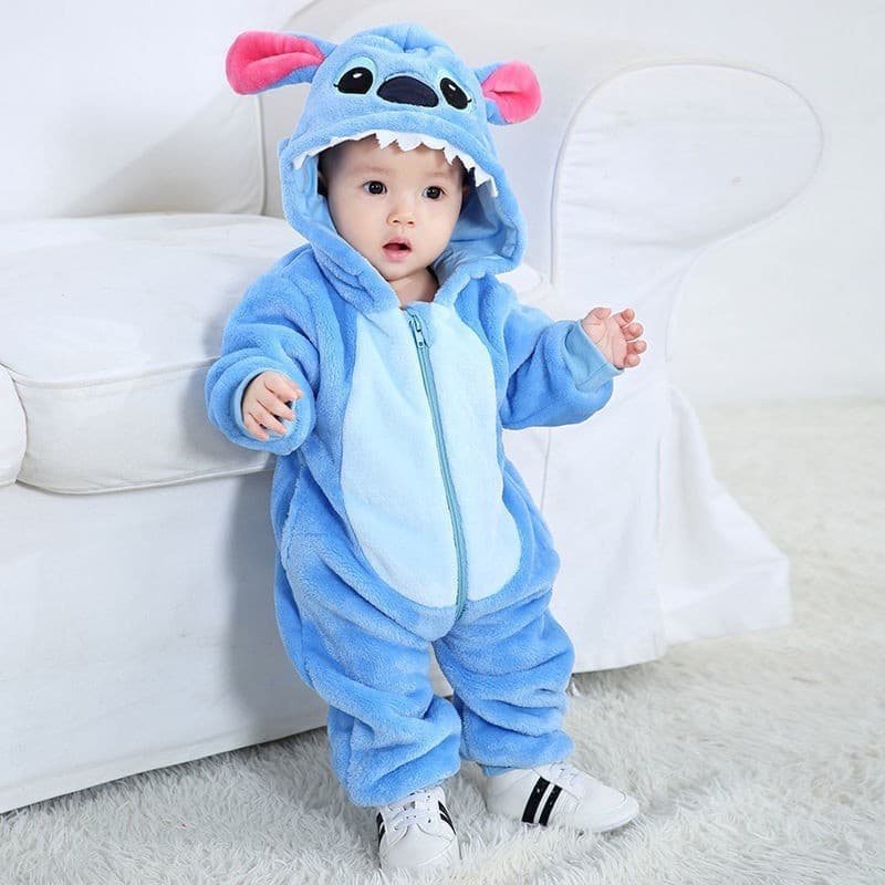 Blue boy climbing suit