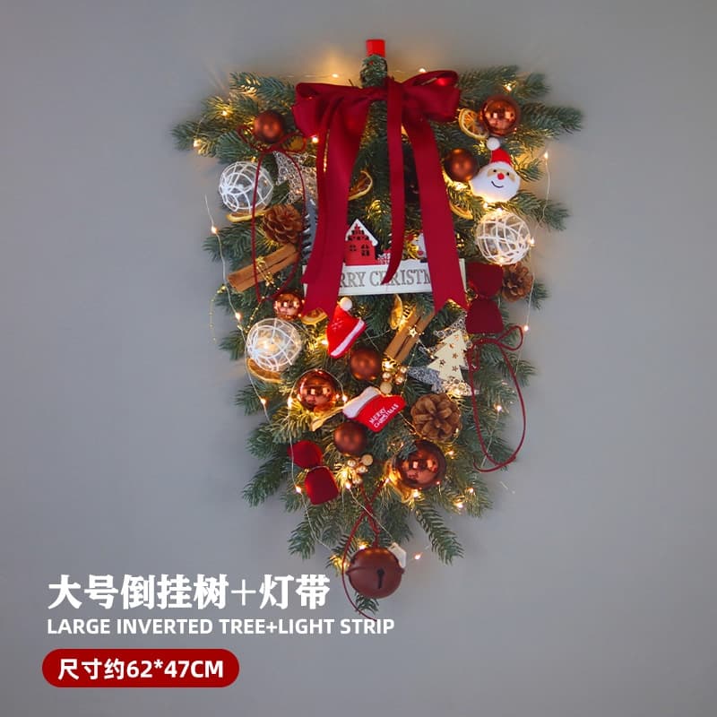 Korean version of pe large upside down tree [warm lamp + free hook]