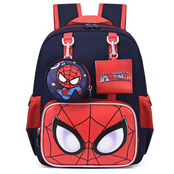 Children's Schoolbags for Primary School Students in Grades 123, Kindergarten, Men and Women, Cartoon Spider-Man Backpacks, Cross-Border Foreign Trade Wholesale