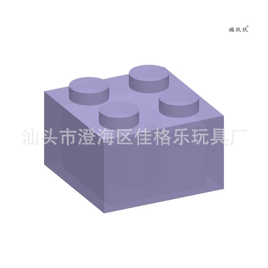 Transparent purple (about 42 pieces)