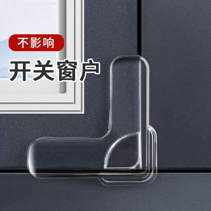 Anti-Collision Corner Protector for Inward-Opening Windows with Broken Bridge Aluminum Frame, Anti-Bump Artifact, Right-Angle Soft Protective Airbag Safety Corner Sticker 4