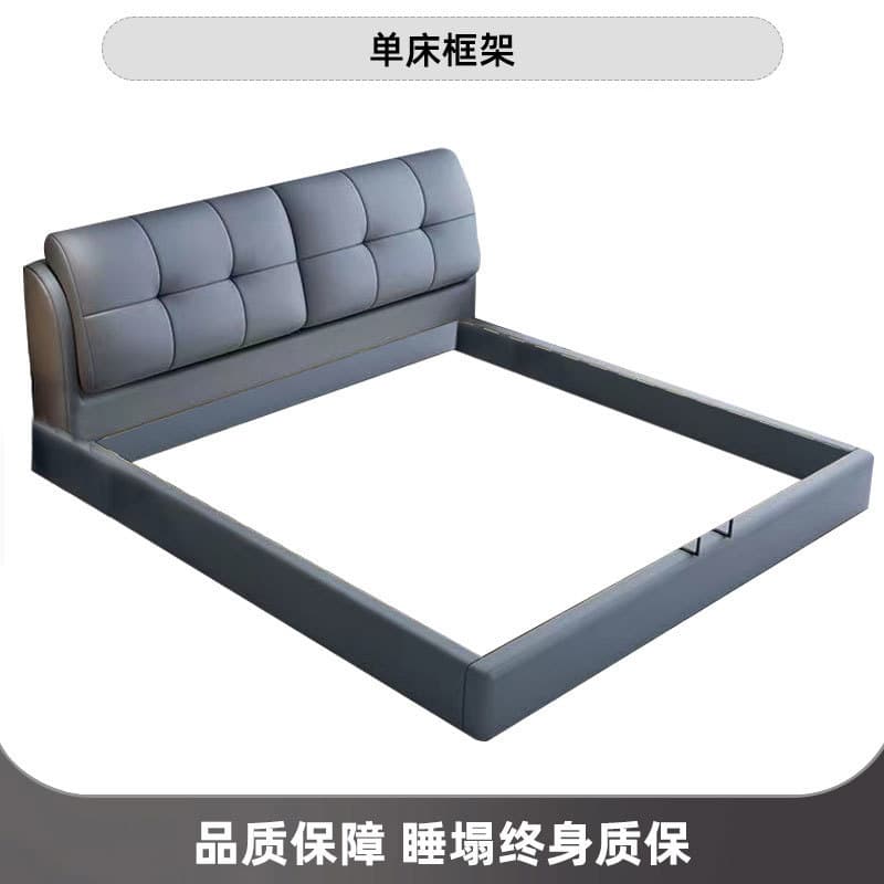 J【midnight blue single bed frame】
