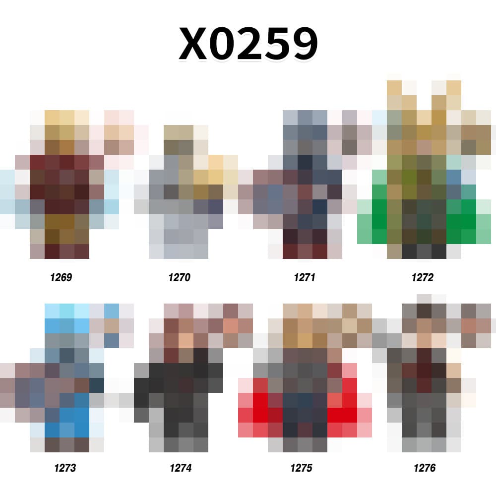 X0259 (sets must be ordered in multiples of 8) - for export purposes only. may not comply with domestic product standards. not for sale or use within mainland china