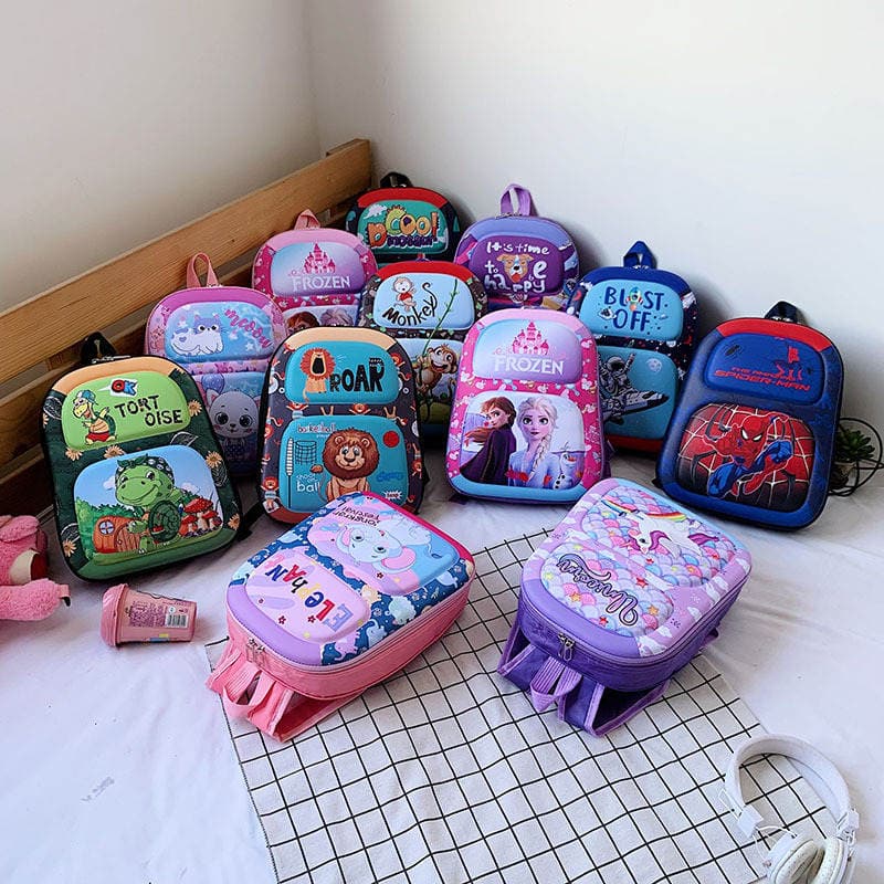 New kindergarten schoolbag bag primary school student large capacity cartoon Three-dimensional Aisha backpack Korean style Foreign trade Wholesale 1