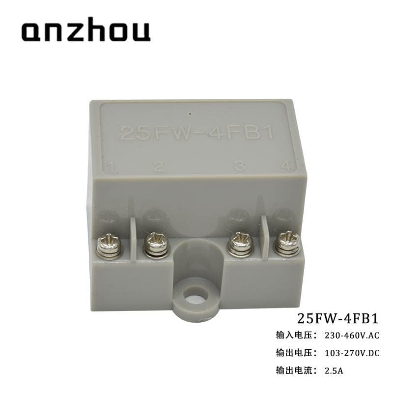 25Fw-4Fb1 Motor Ship Brake Half-Wave Rectifier 230-460Vac 103-270Vdc 2.5A 2