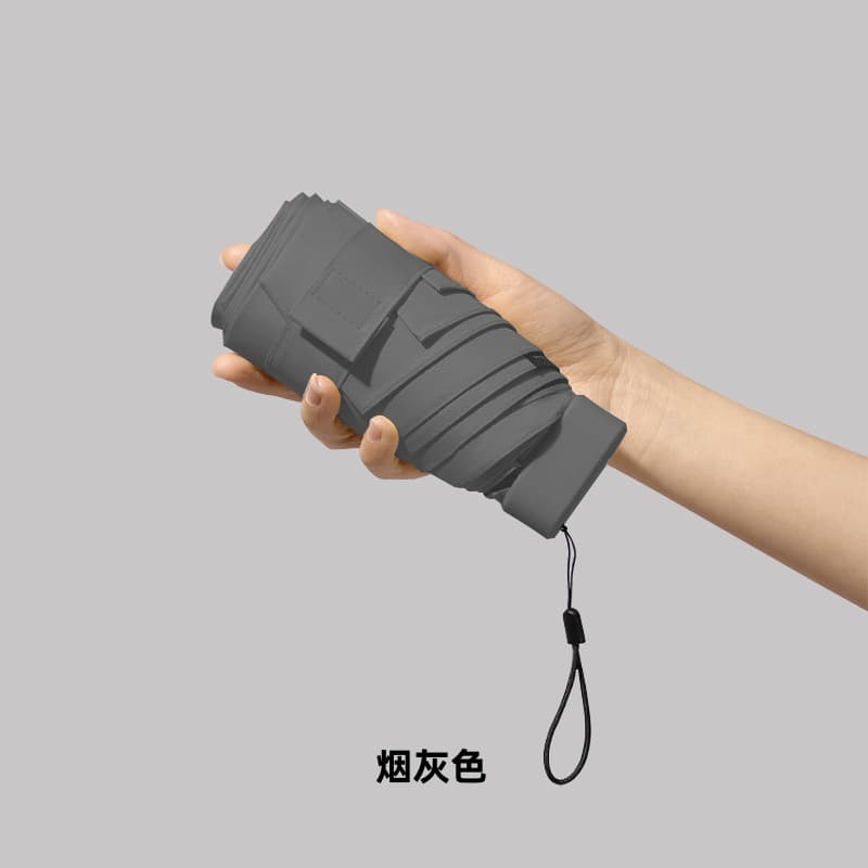 Six fold-color handle-smoke gray