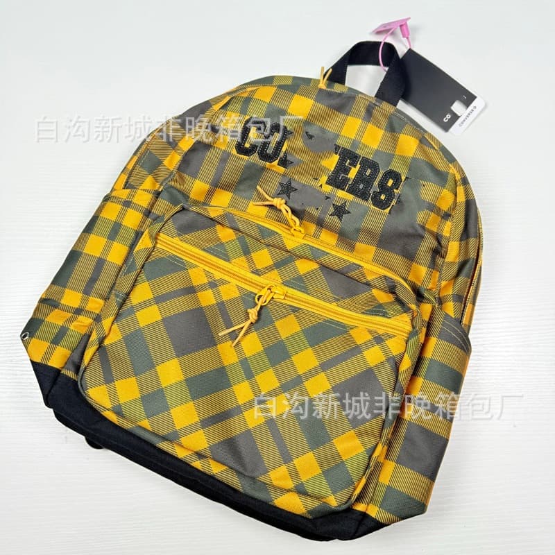 Black and yellow plaid