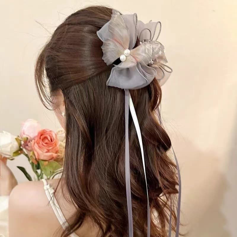 5138 chinese butterfly clip-gray