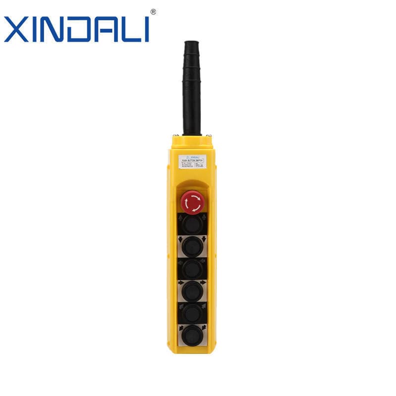 XCD yağışa davamlı kran/elektrik qaldırıcı üçün təcili dayandırma düyməli idarəetmə açarı (tək/iki sürətli) 2