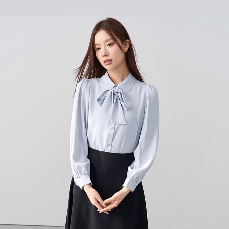 Blue long sleeves