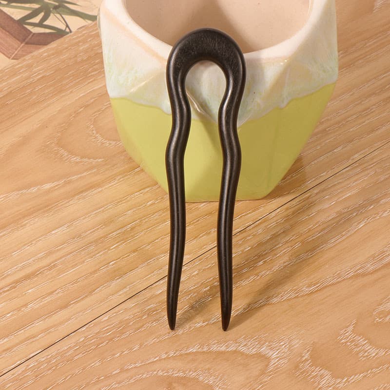 Purple sandalwood u hairpin--09 style (12cm)