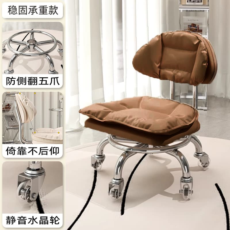 Electroplated five claws: xiaoyunduo dark coffee [with] silent crystal wheel