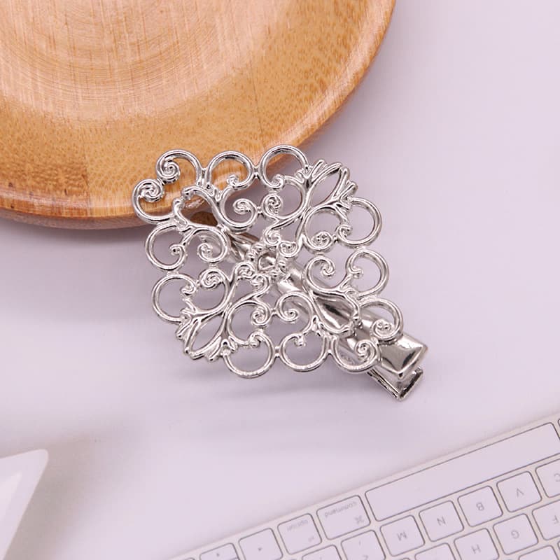 Silver Ellipse Clip