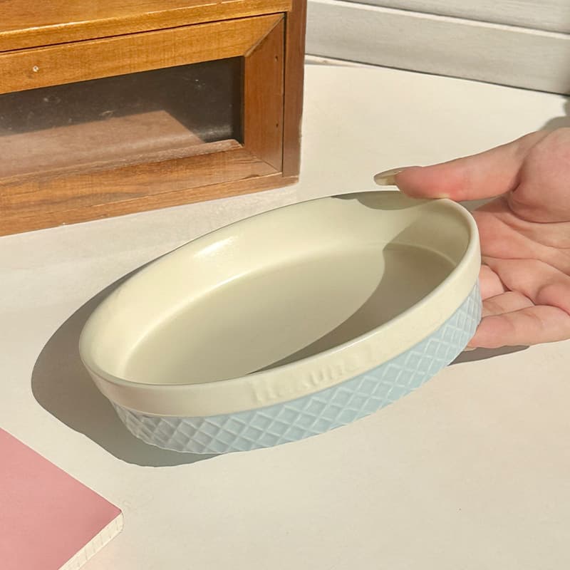 Ice cream tray - 6inch - blue