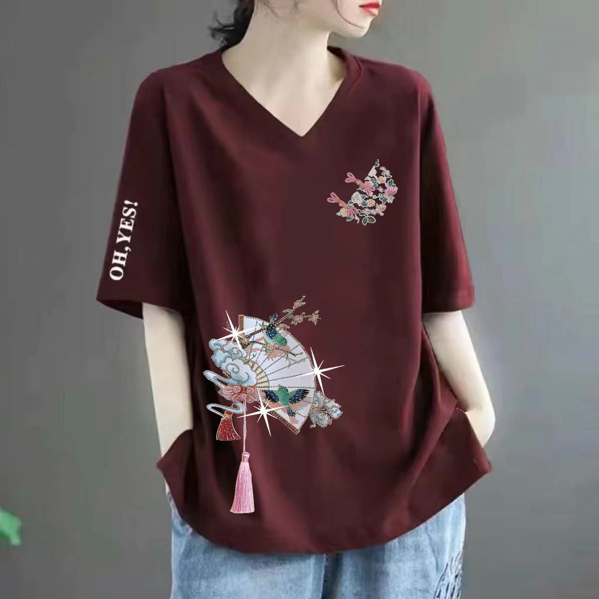 49 wine red [shangzhong xiangyun]