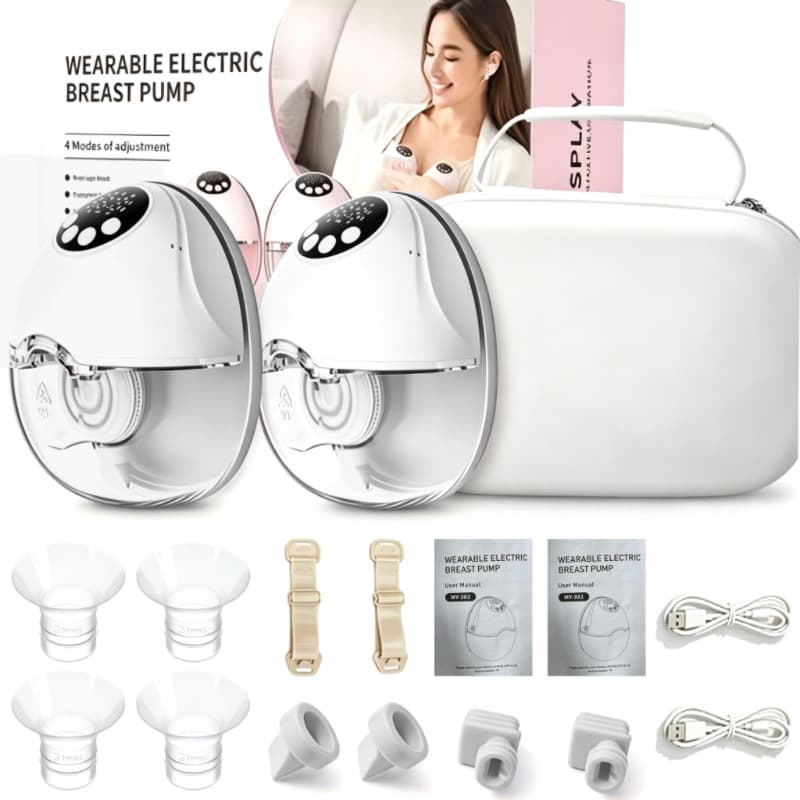 My-382 bilateral + bilateral cosmetics bag/white