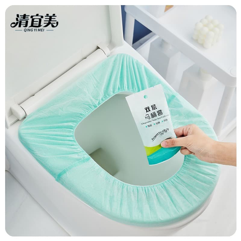 Double green toilet mat 15cm * 136cm