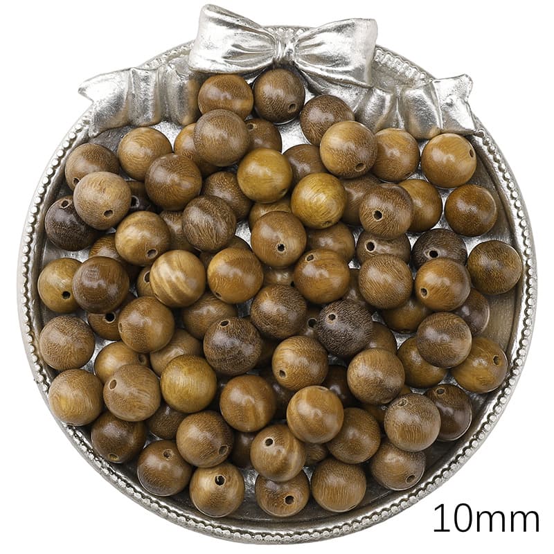 Green sandalwood 10mm 10 pieces/pack