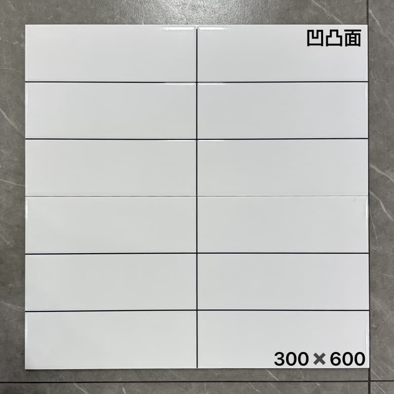 Black line concave and convex surface 6 grids