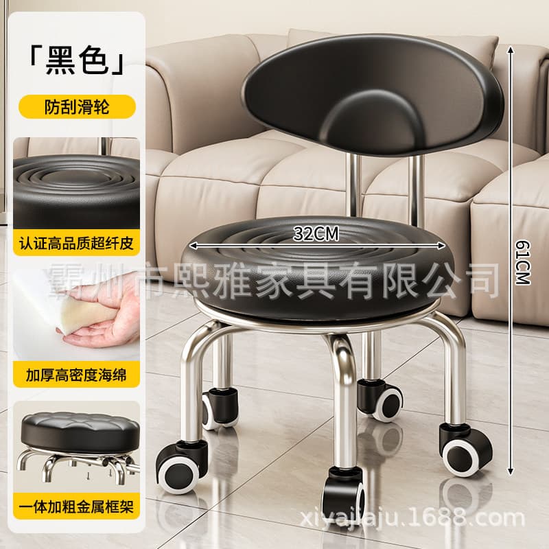 High-profile water ripple pattern standard wheel (black)