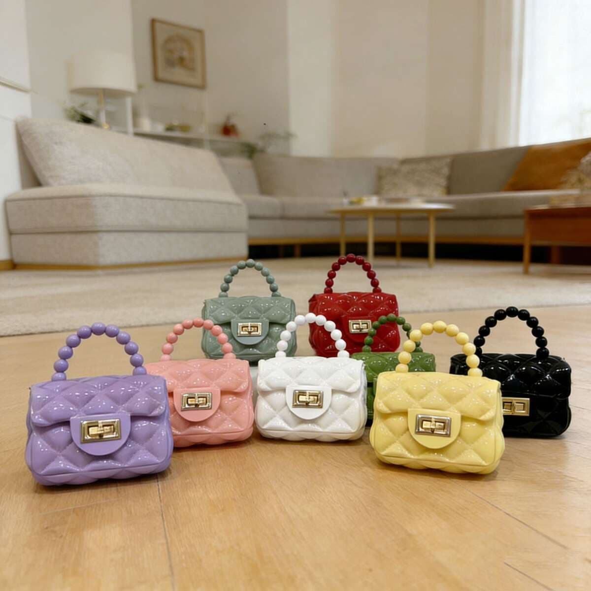 2026 New Cross-Border Hot-Selling Jelly Bag, Mini Handbag, Children's Small Bag, Internet Celebrity Girls' Cute Small Crossbody Bag 1