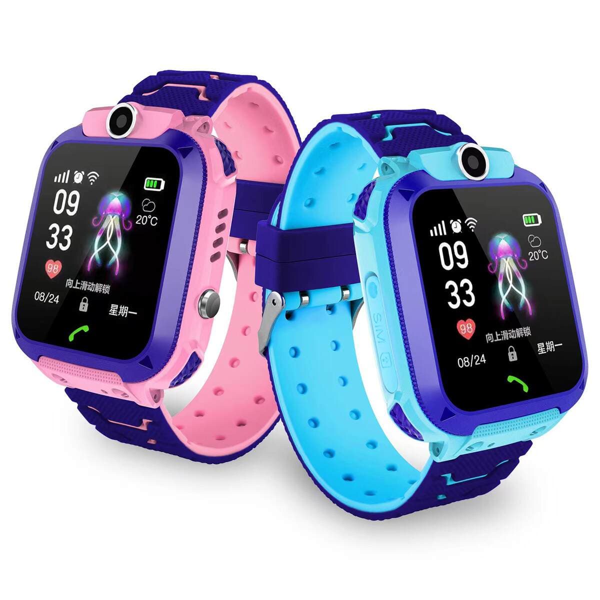 Q12 Uşaq Smart Saatı, GPS, Suya Davamlı və SIM Kart Dəstəyi ilə 5