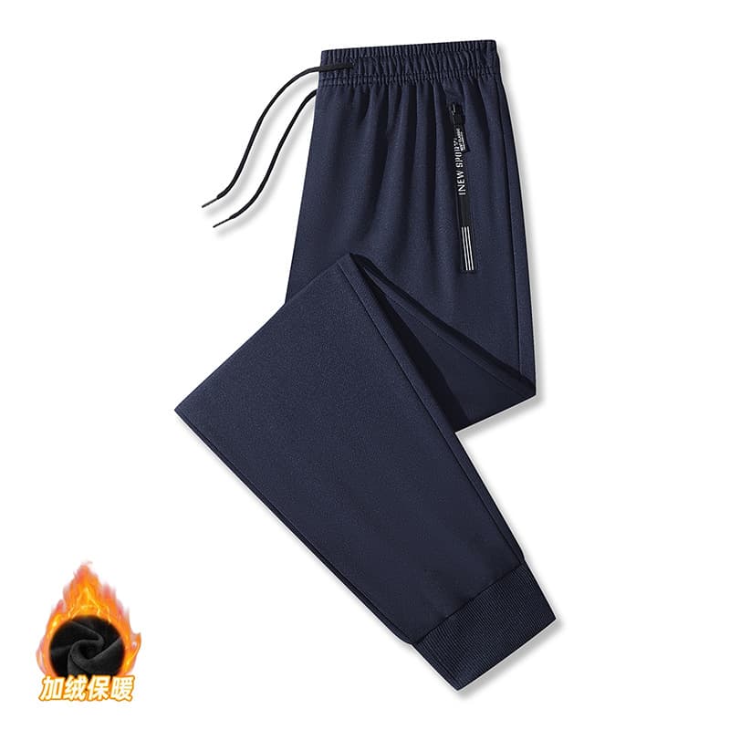 8802 plus velvet dark blue leggings