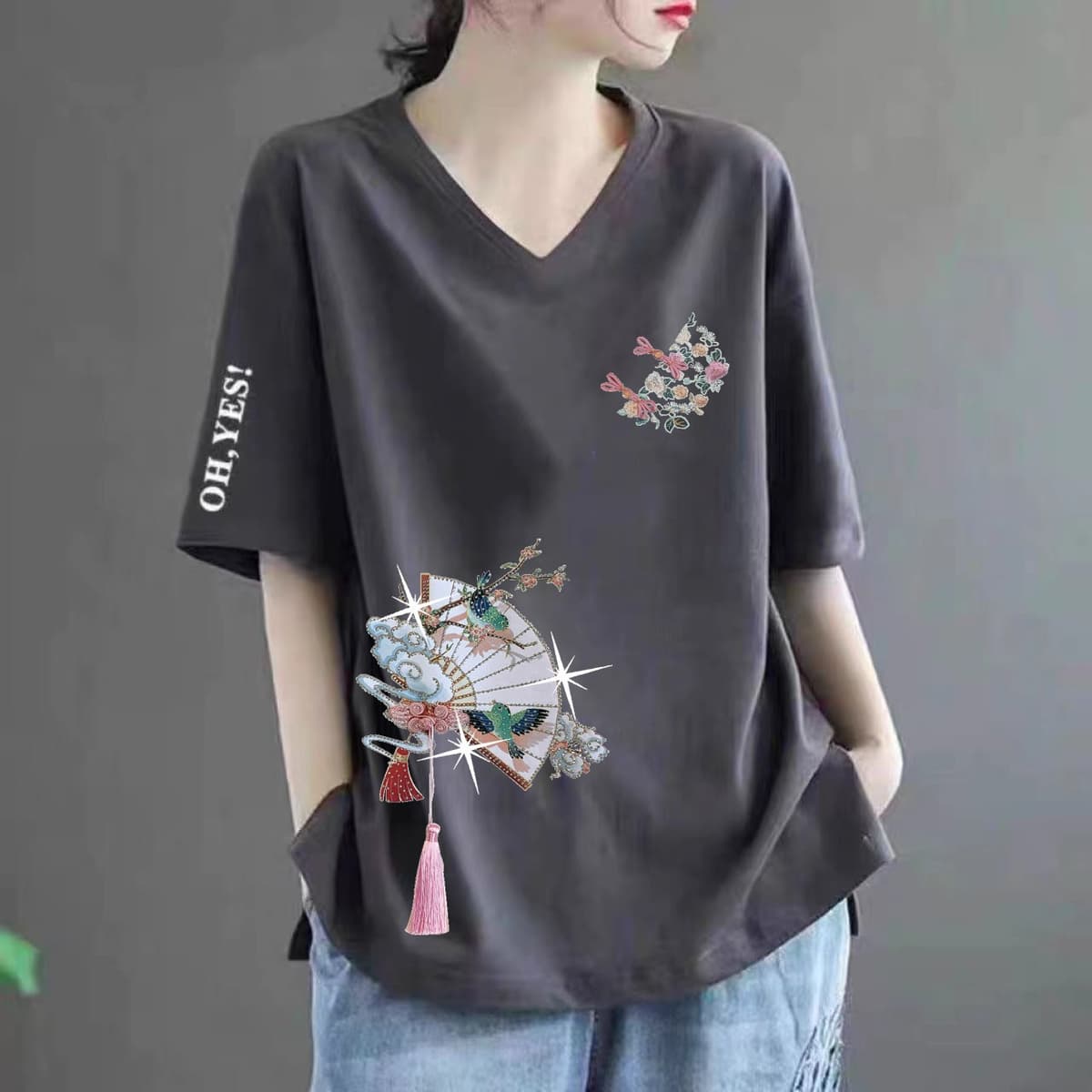 49 dark gray [shangzhong xiangyun]