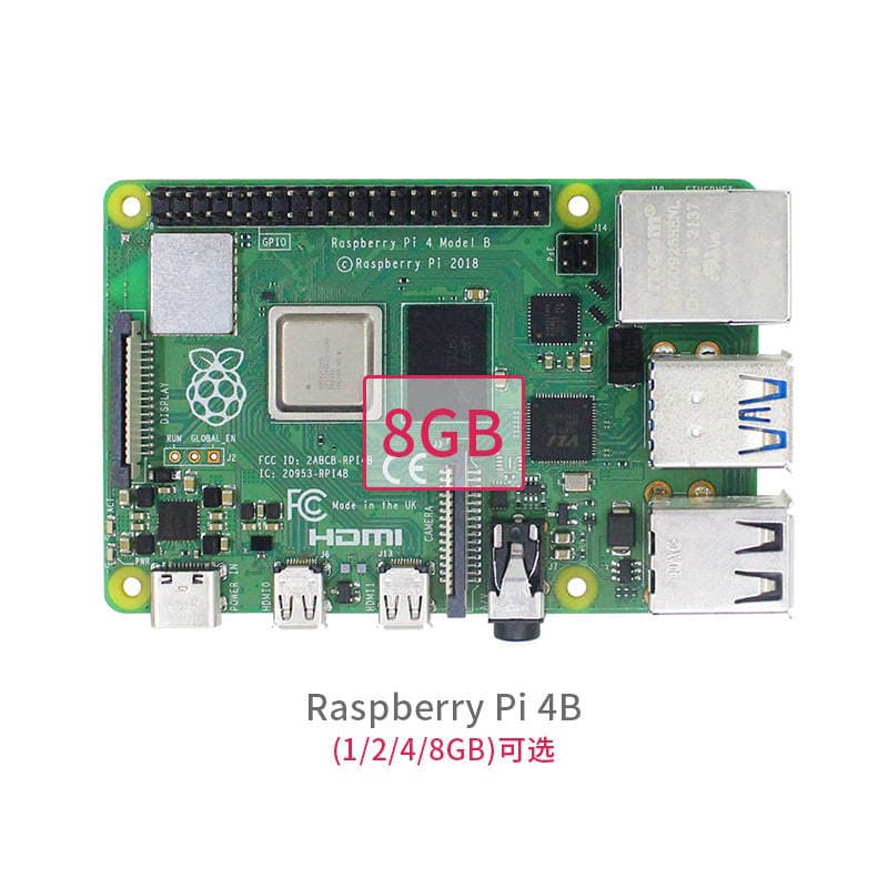 Raspberry Pi 4 Generation B Type 4B 4GB/8GB Development Board Zero2W/PICO W Microcomputer LINUX Motherboard 5