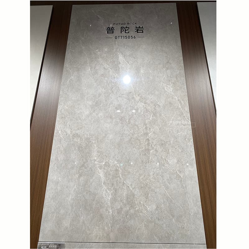 {in stock, made in foshan, guangdong} high-gloss porcelain tile 3c with g-putuo rock texture