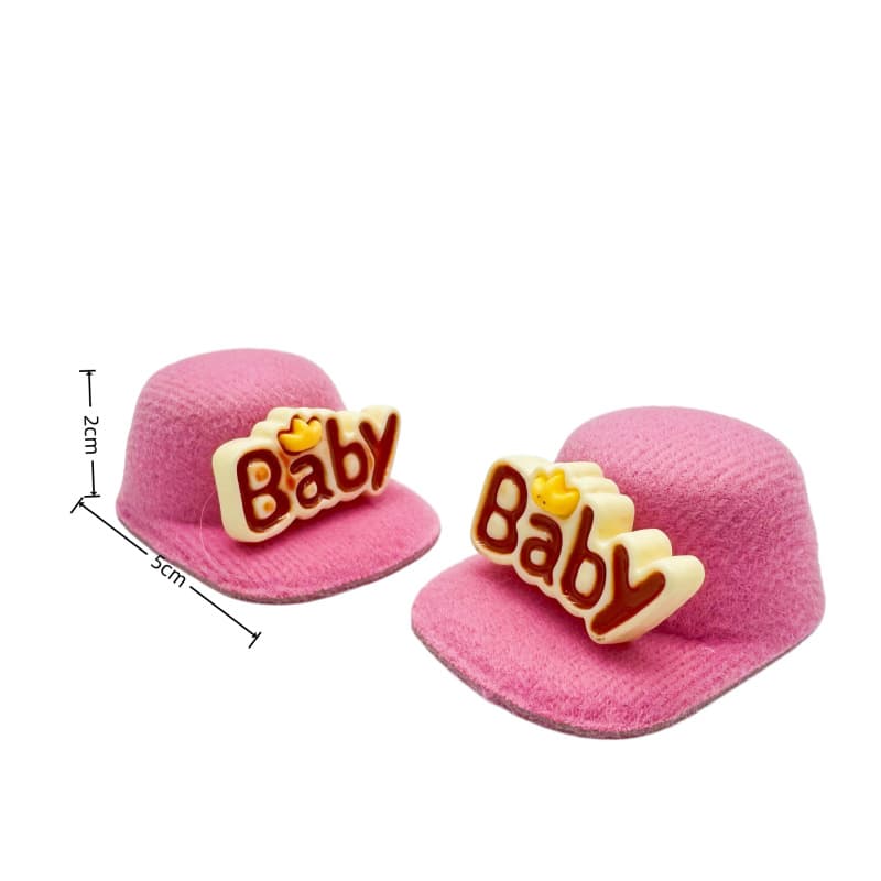 Pink baby hat