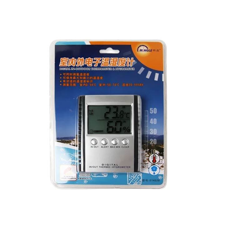 Minggao ETH529 elektron daxili və xarici termometr-hiqrometr (apteka soyuducusu üçün həyəcan siqnalı ilə) 5