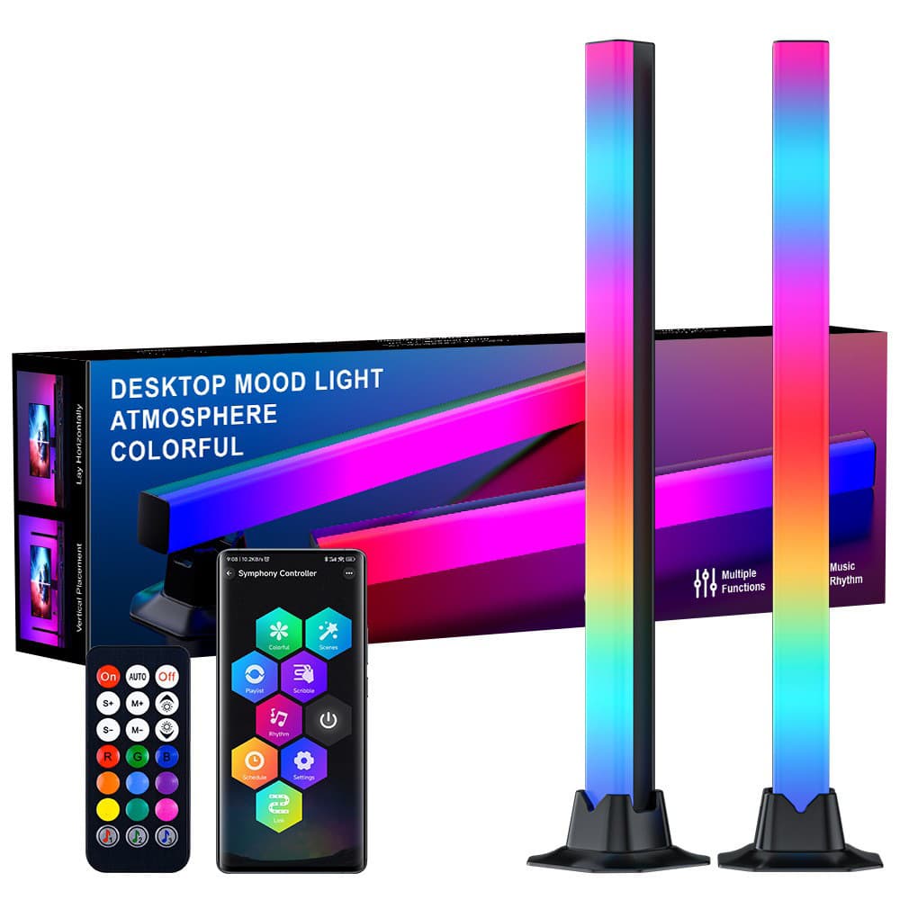 Bluetooth app + infrared remote control version (42cm 2-pack)