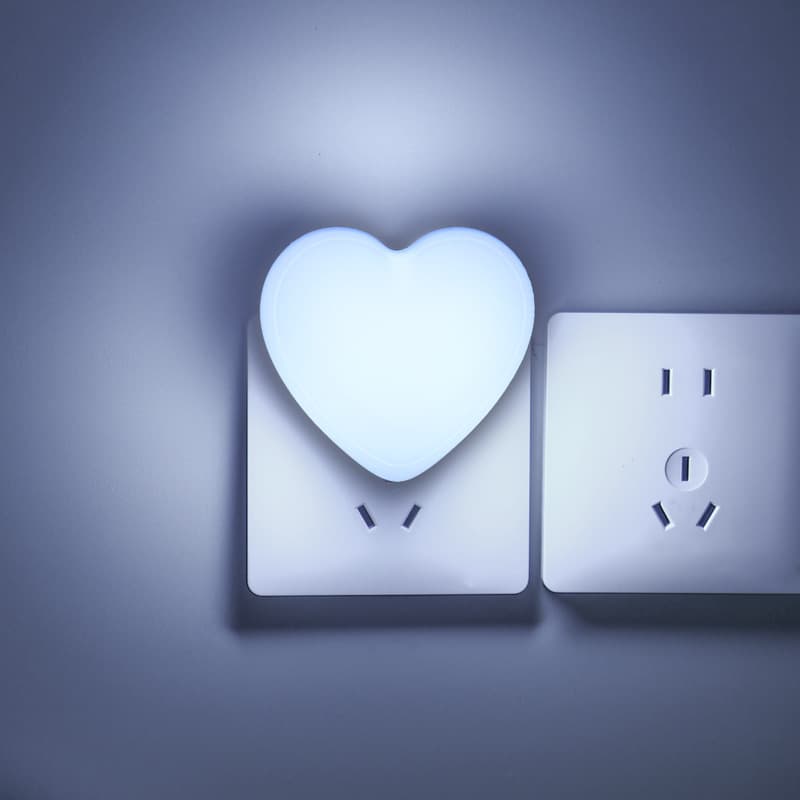 [light control] blue cute heart (us standard)