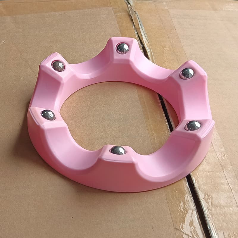 Injection-molded bowling rack [pink]
