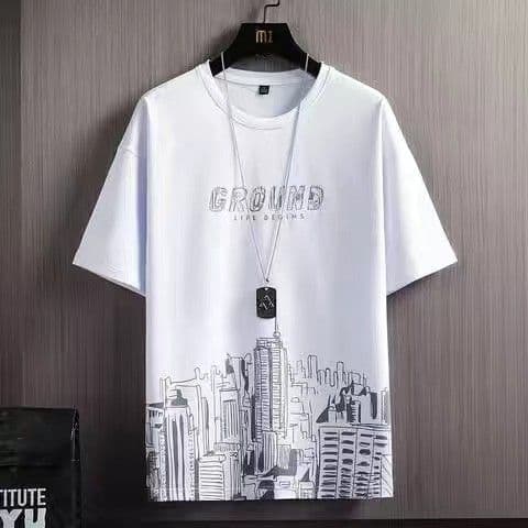 City short sleeve t white