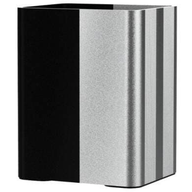 Ofis üçün Metal Alüminium Ərinti Qələm Qabı, Silikon Sürüşməyən Altlıqla 4