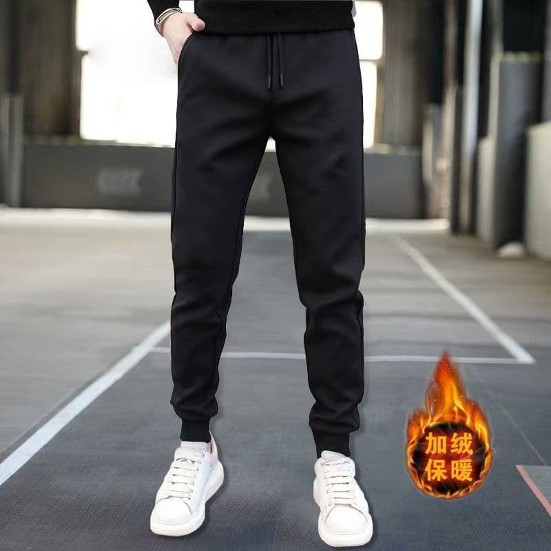 Black fleece pants