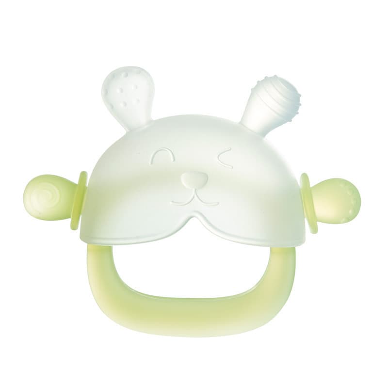 Full grip rabbit teether ※green (opp bag)