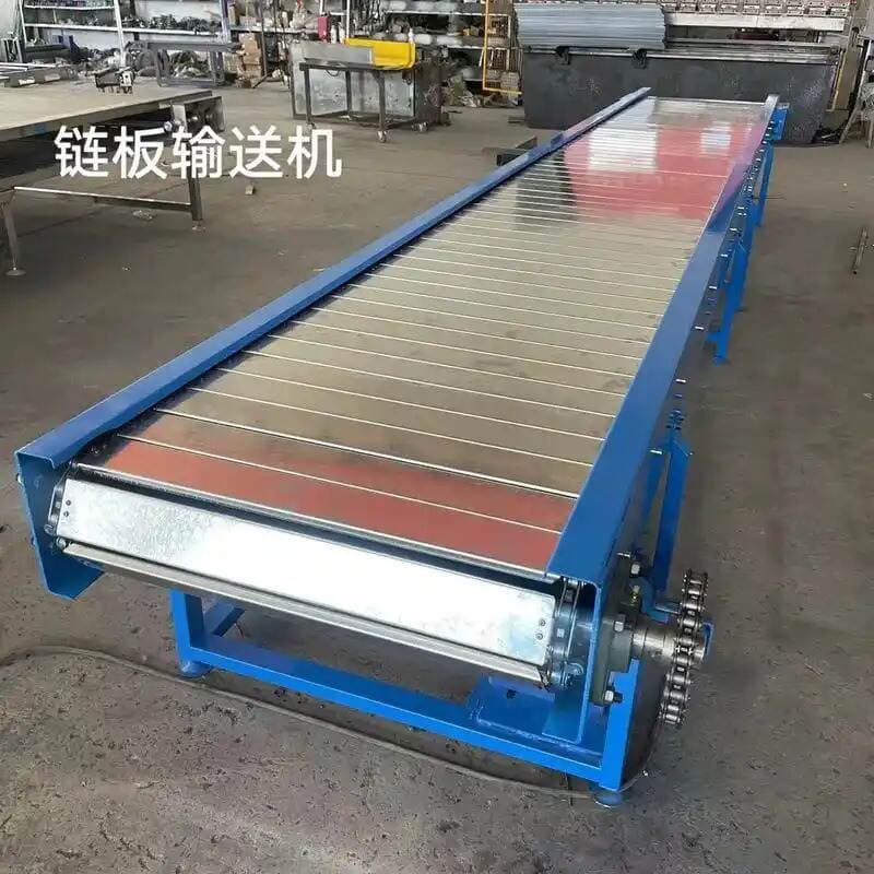 Stainless Steel Chain Plate Conveyor Food Cleaning Drying Chain Plate Conveyor Belt Heavy Industrial Plate Chain Feeding Hoist 2