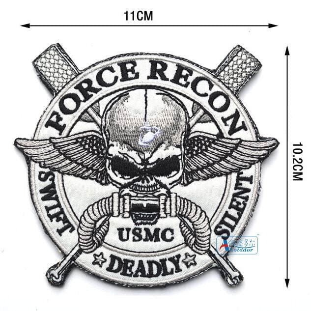 Usmc Seal Land Team Velcro Badge Beauty Detective Embroidery Cloth Armband Camouflage Clothing Badge Embroidery Badge 3