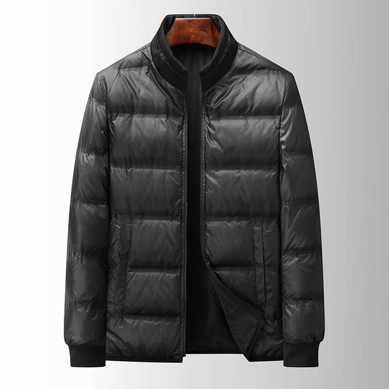 Cold-Proof Men's down Jacket, Men's Coat, New Winter Style, Thickened and Warm, Removable Inner Liner, Business Casual Goose down Jacket 4