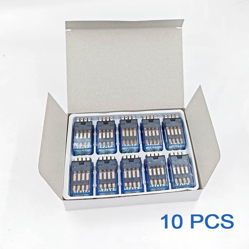My4Nj miniatür rele, 14 pin, 12Vdc, 24Vdc, 110Vac, 220Vac 4