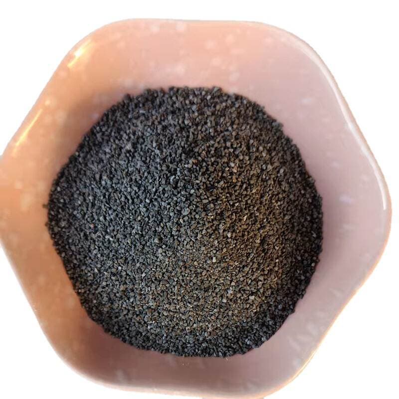 Factory Wholesale Emery Wear-Resistant Floor Material Sandblasting Rust Removal Abrasive Metal Grinding and Polishing Bright Black Emery 5