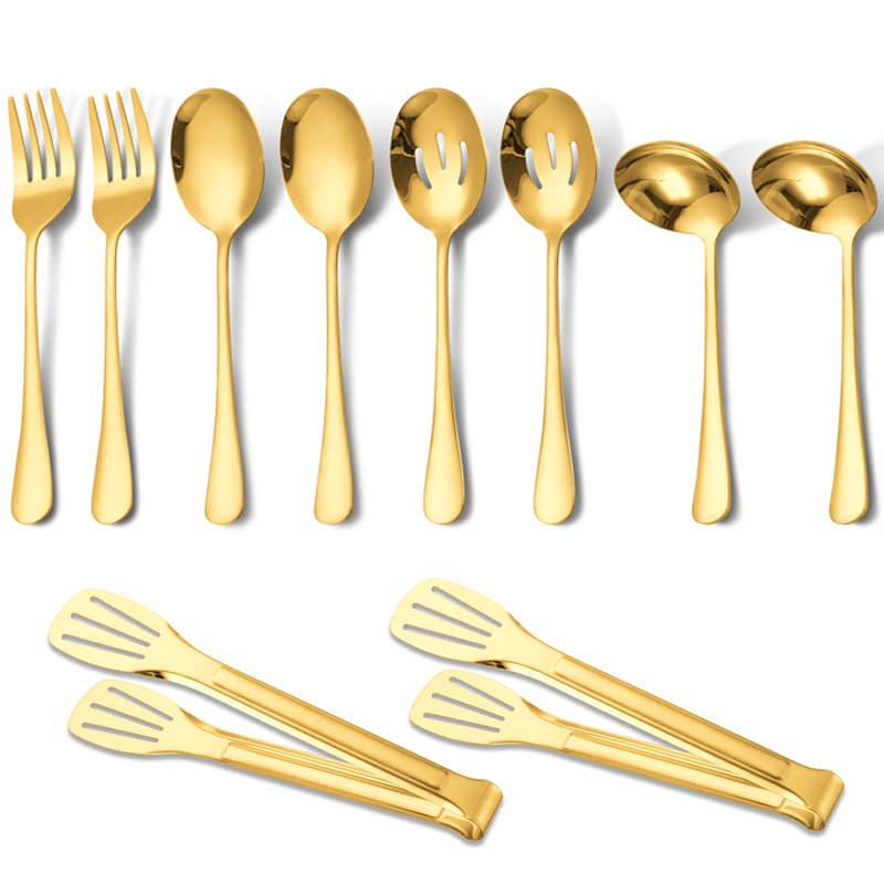 [gold 10-piece set] with three-wire clip