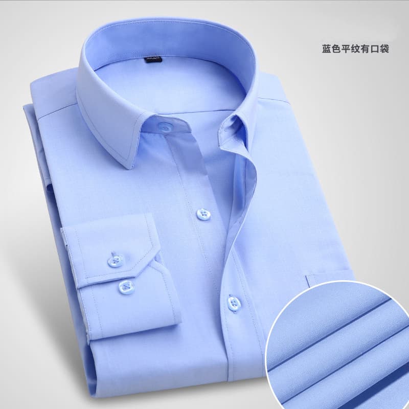 Blue plain long sleeves