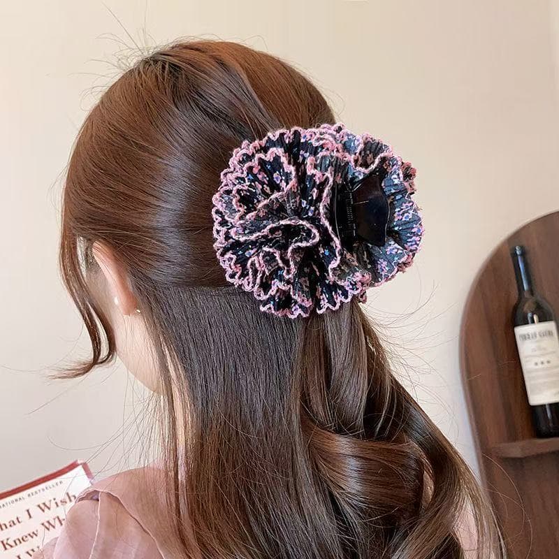 6100 pleated hydrangea gripper-pink blue