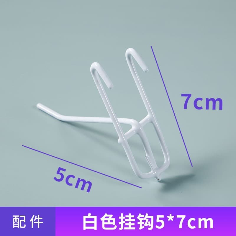 White bold 5cm 10 hooks
