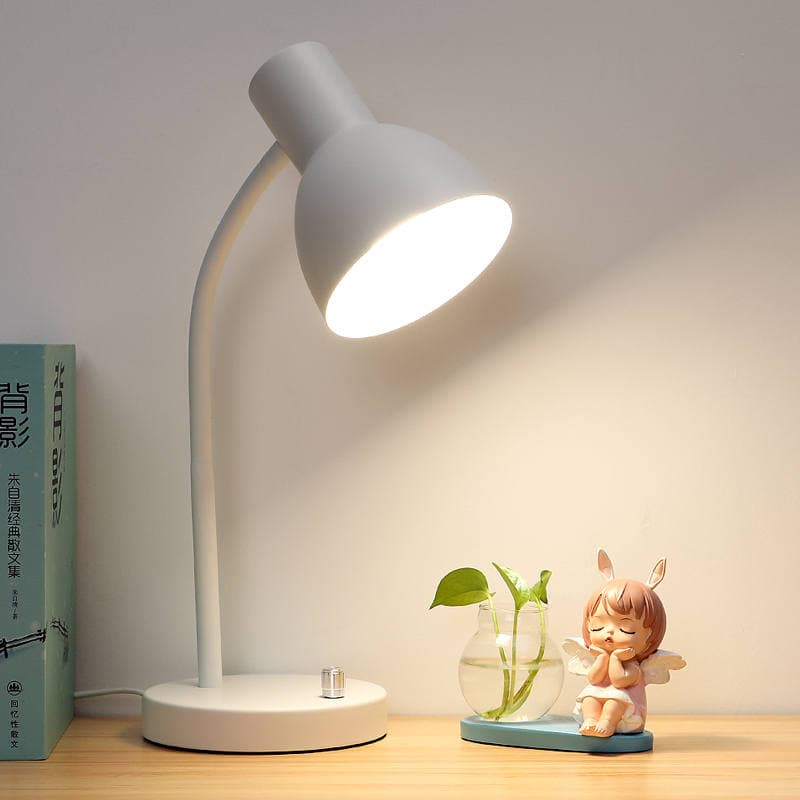 Eye Protection Led Desk Lamp Study Desk Dormitory Plug-In Student Kidsren's Desktop Metal Simple Office Reading Desk Lamp 1